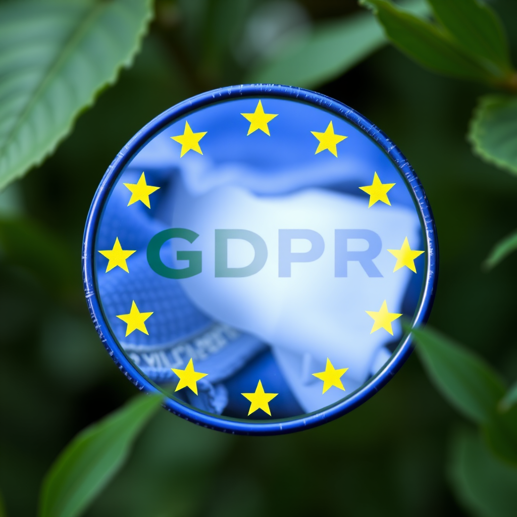 GDPR compliance badge showing European data protection regulation compliance